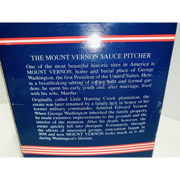 Avon Fostoria Blue The Mount Vernon Sauce Pitcher Candle Holder w Scented Candle - Picture 8 of 12